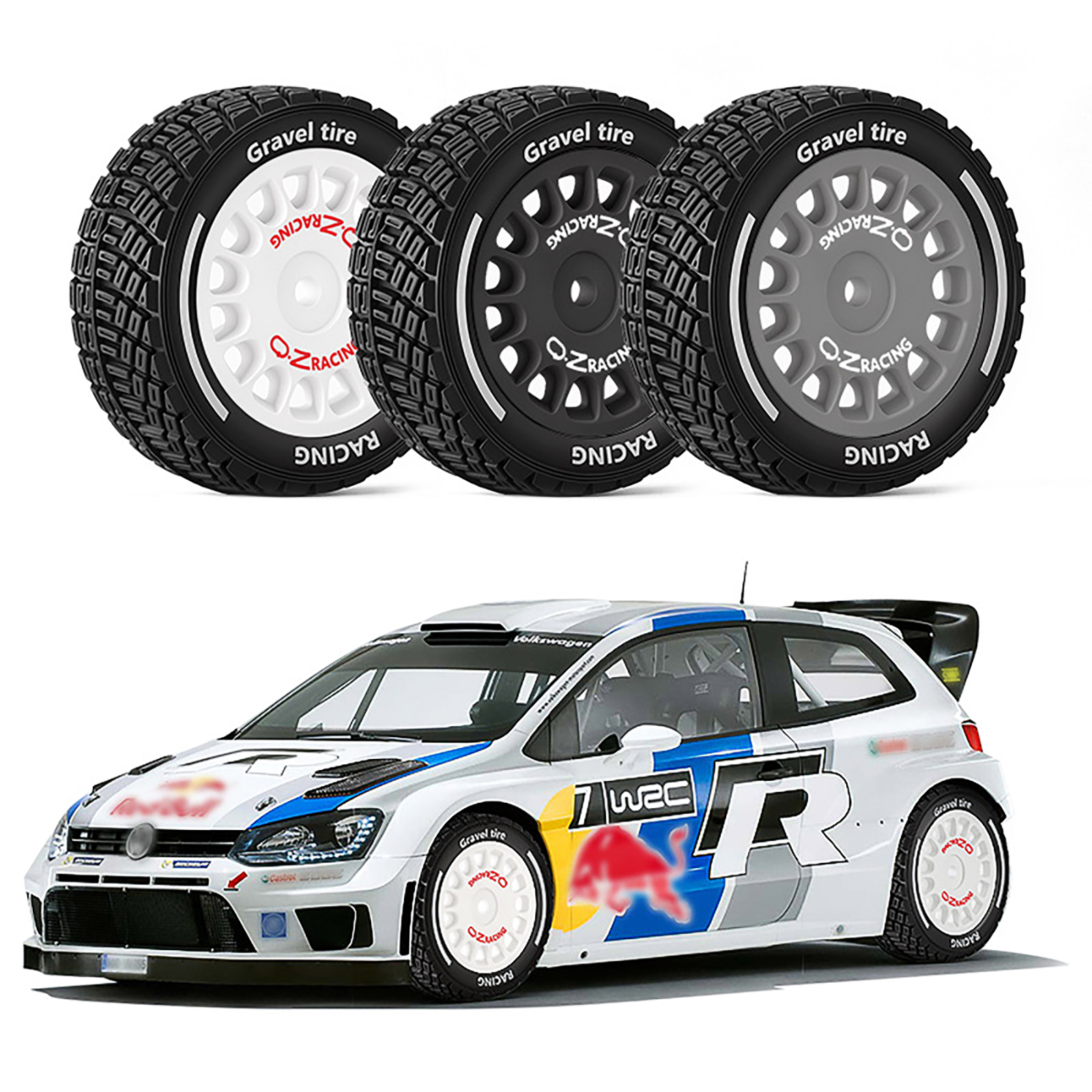 Rc Hobby Crawler - 4pcs RC Rally Off-Road Buggy Wheel