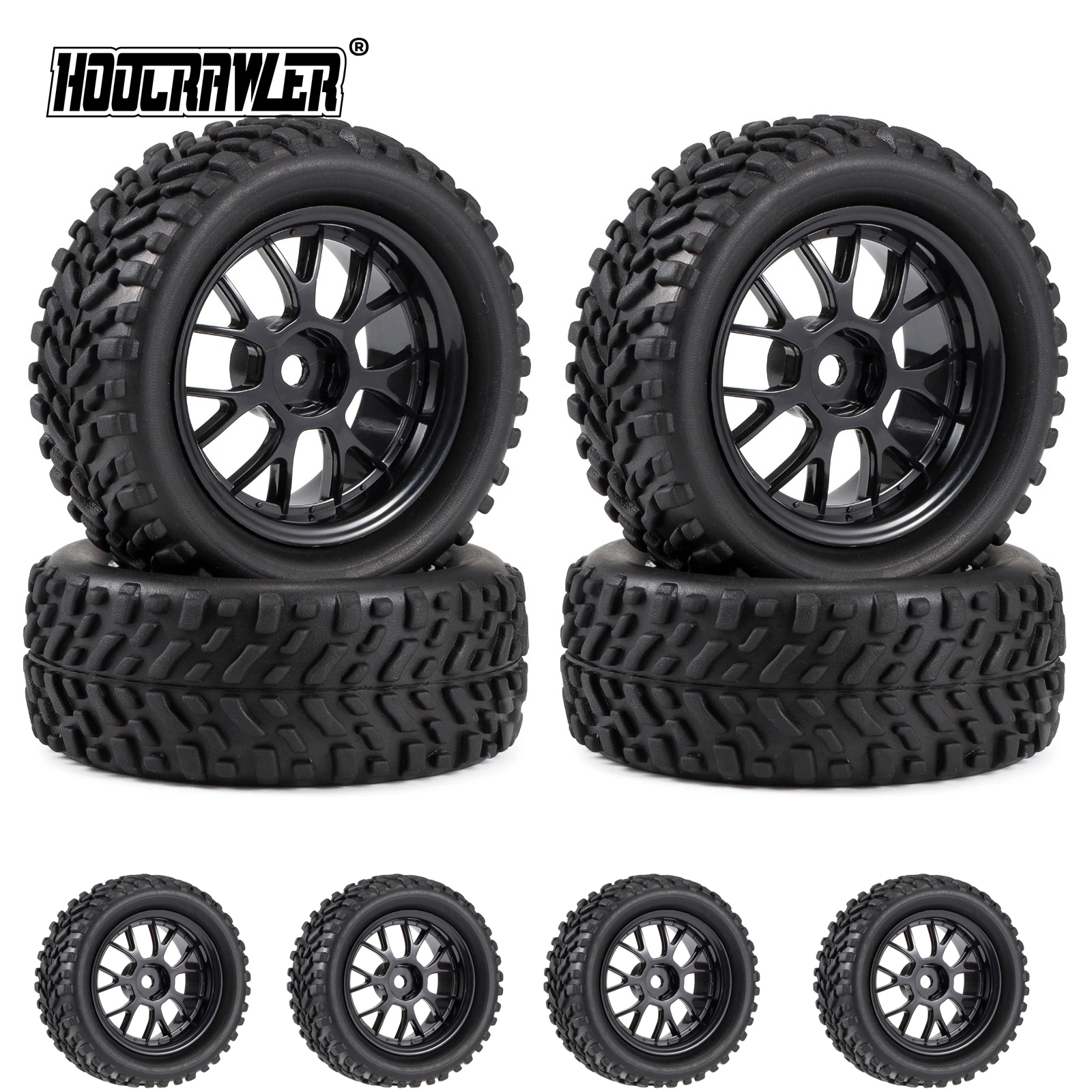 Rc Hobby Crawler - 4PCS 76mm 1.9 inch Off Road