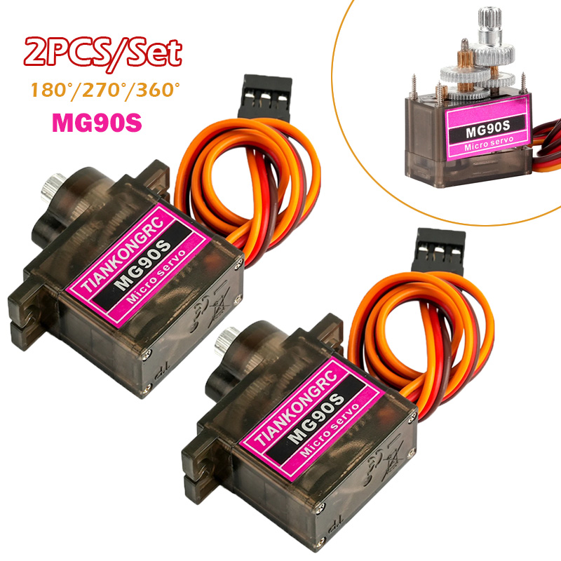 Rc Hobby Parts - 2PCS MG90S Full Metal Gear Micro