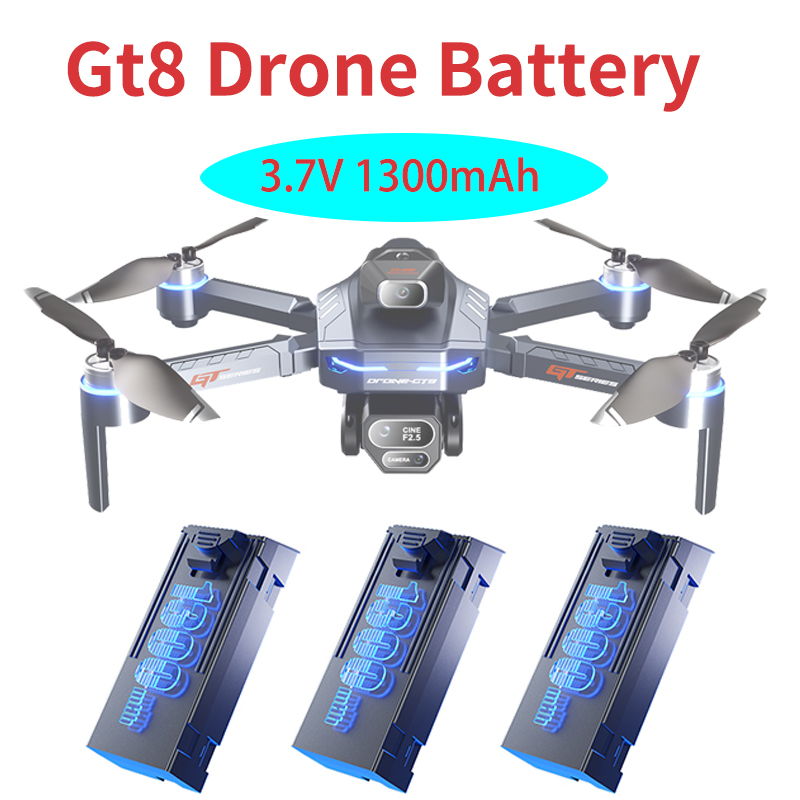 Hobby Rc Quadcopters - Original 3.7V 1300mAh GT8 Drone Battery