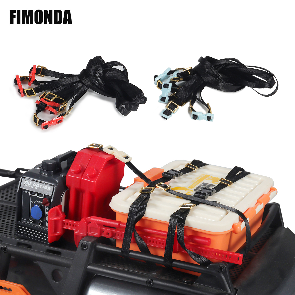 Rc Hobby Crawler - 5Pcs Scale Luggage Rope Roof Rack