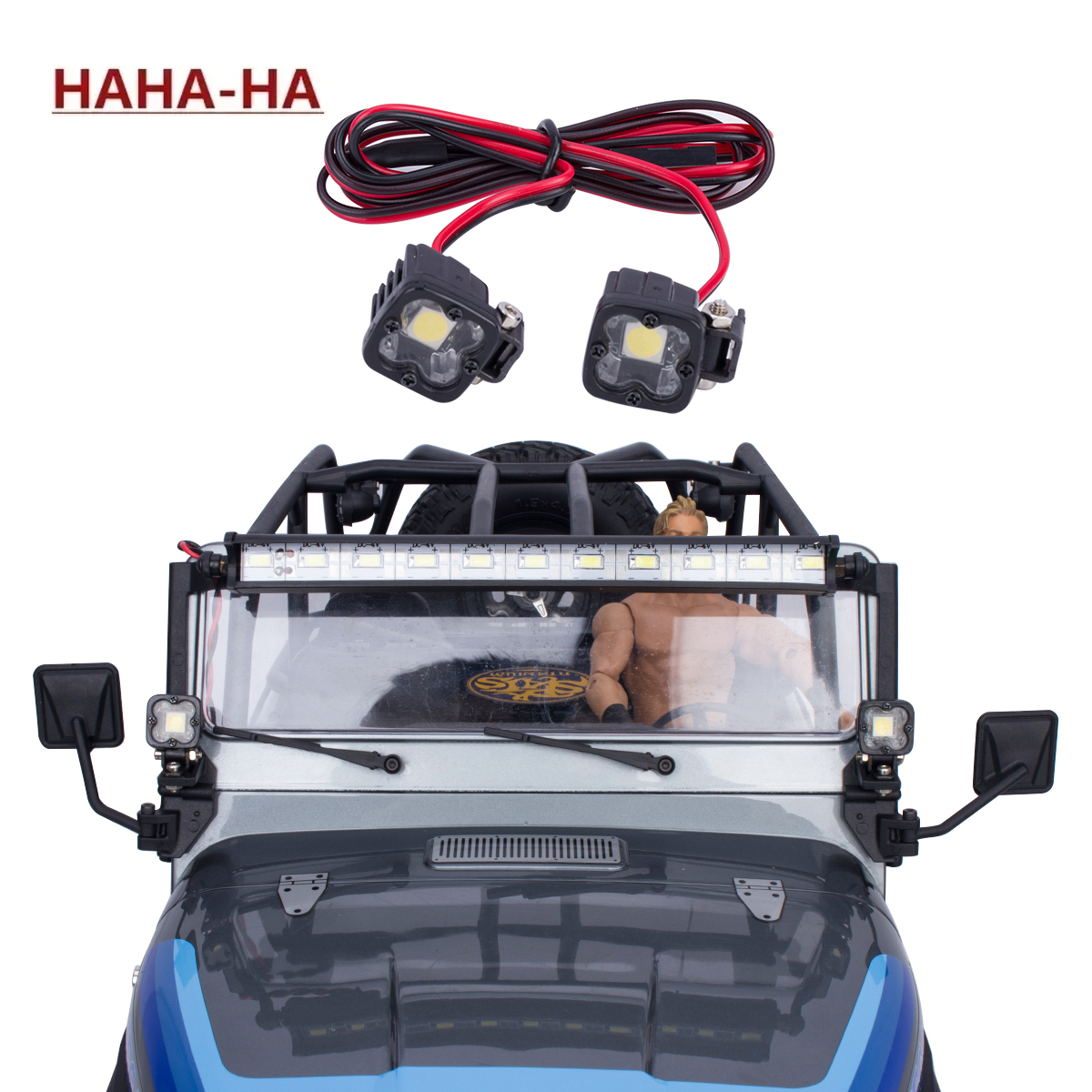Rc Hobby Crawler - RC Car Square Bright LED Top