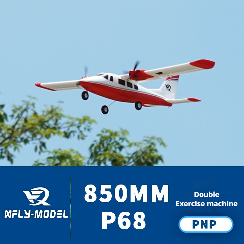 Rc Hobby Engine - Xfly 850mm P68 PNP RC Double-engine