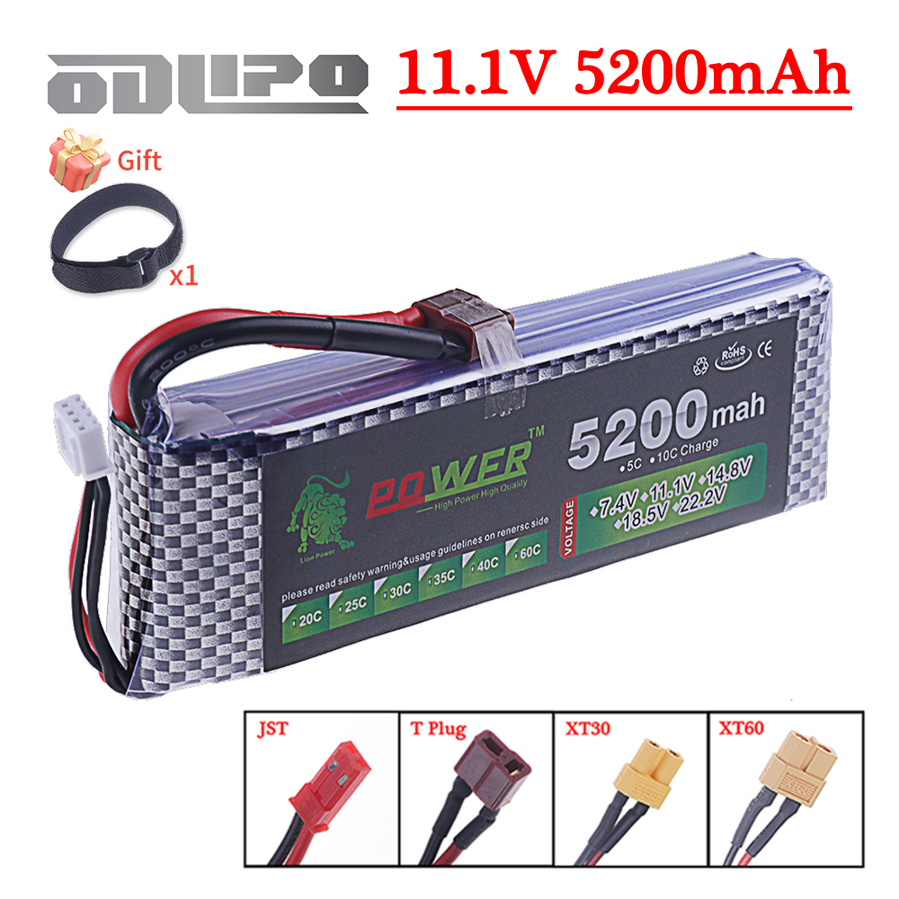 Hobby Rc Quadcopters - 3S Lipo Battery 11.1V 5200mah 40C