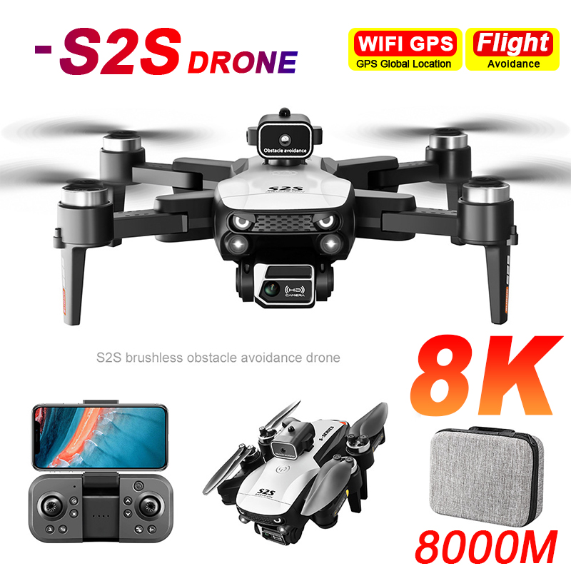 New S2S Drone 8K Professional  - огляд і ціна Rc Hobby Wholesale