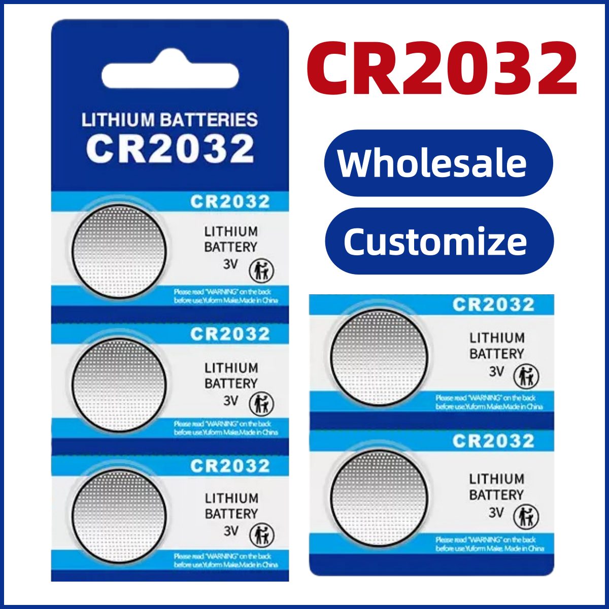 Wholesale 100-1000PCS CR2032 C - огляд і ціна Rc Hobby Wholesale