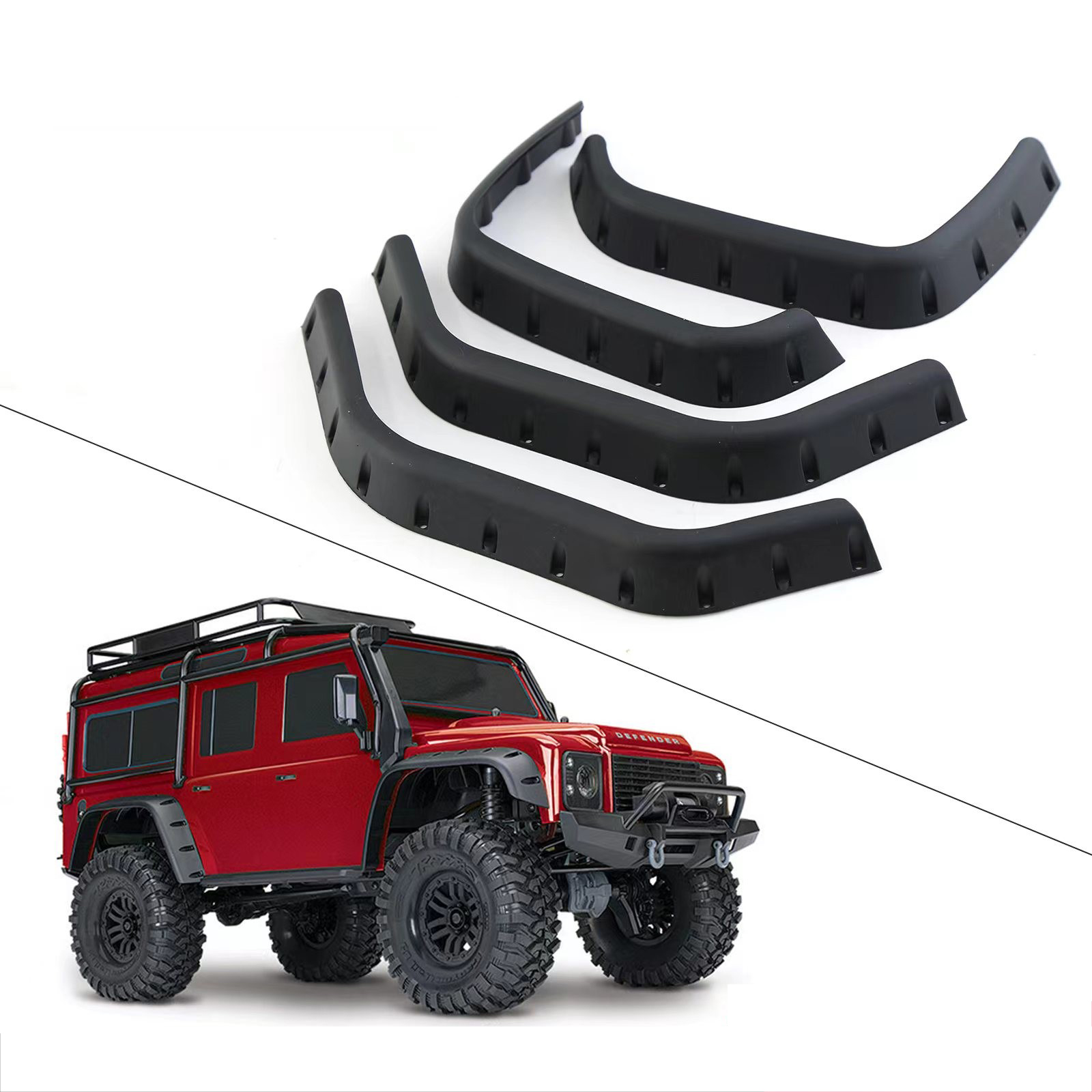 RC Car Mud Fenders Flares for  - огляд і ціна Rc Hobby Crawler