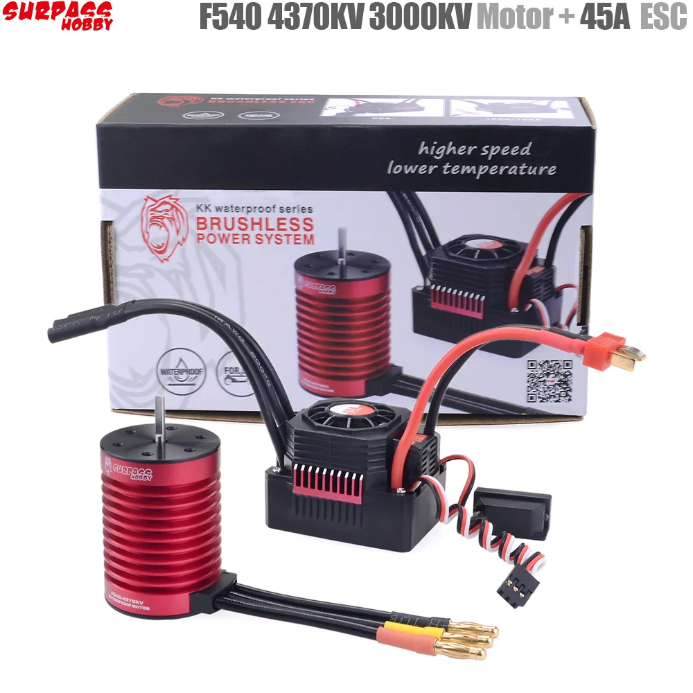 SURPASS HOBBY KK Waterproof Co - огляд і ціна Rc Hobby Motors