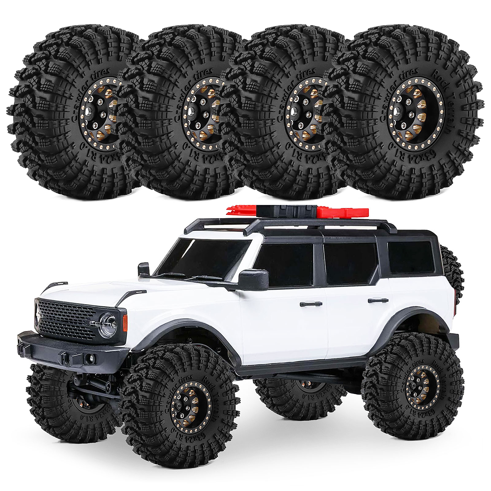 4pcs Brass 1.0 inch Beadlock W - огляд і ціна Rc Hobby Crawler