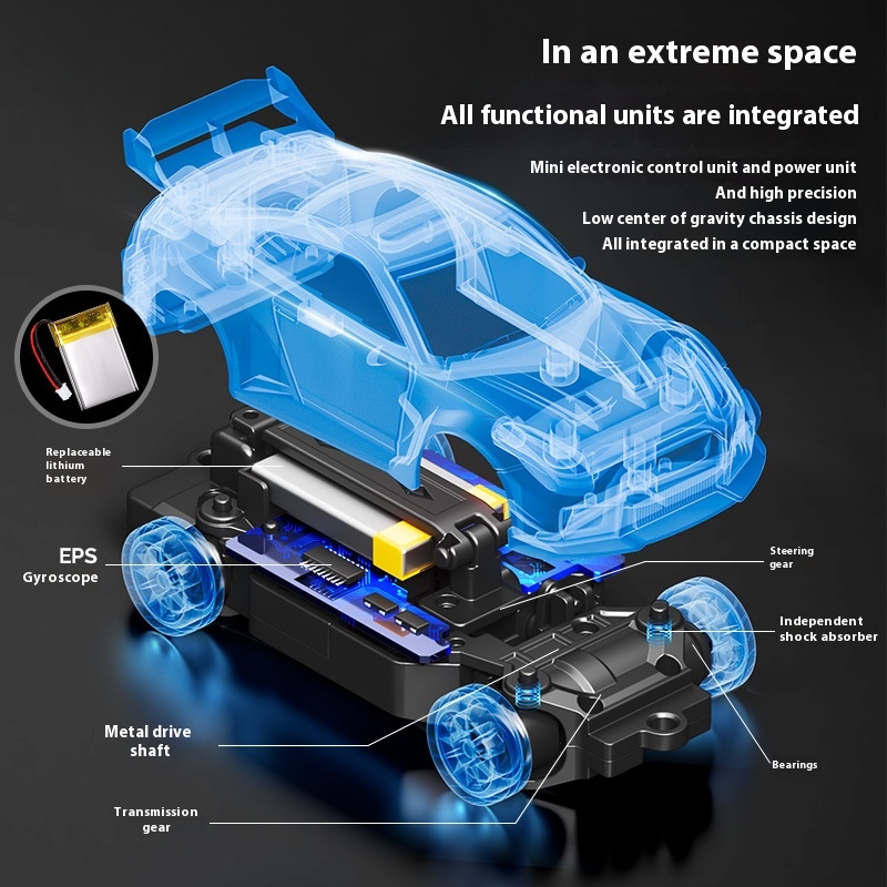 1/43 RC Car RC Drift Car with  - огляд і ціна Gyroscope Rc Module