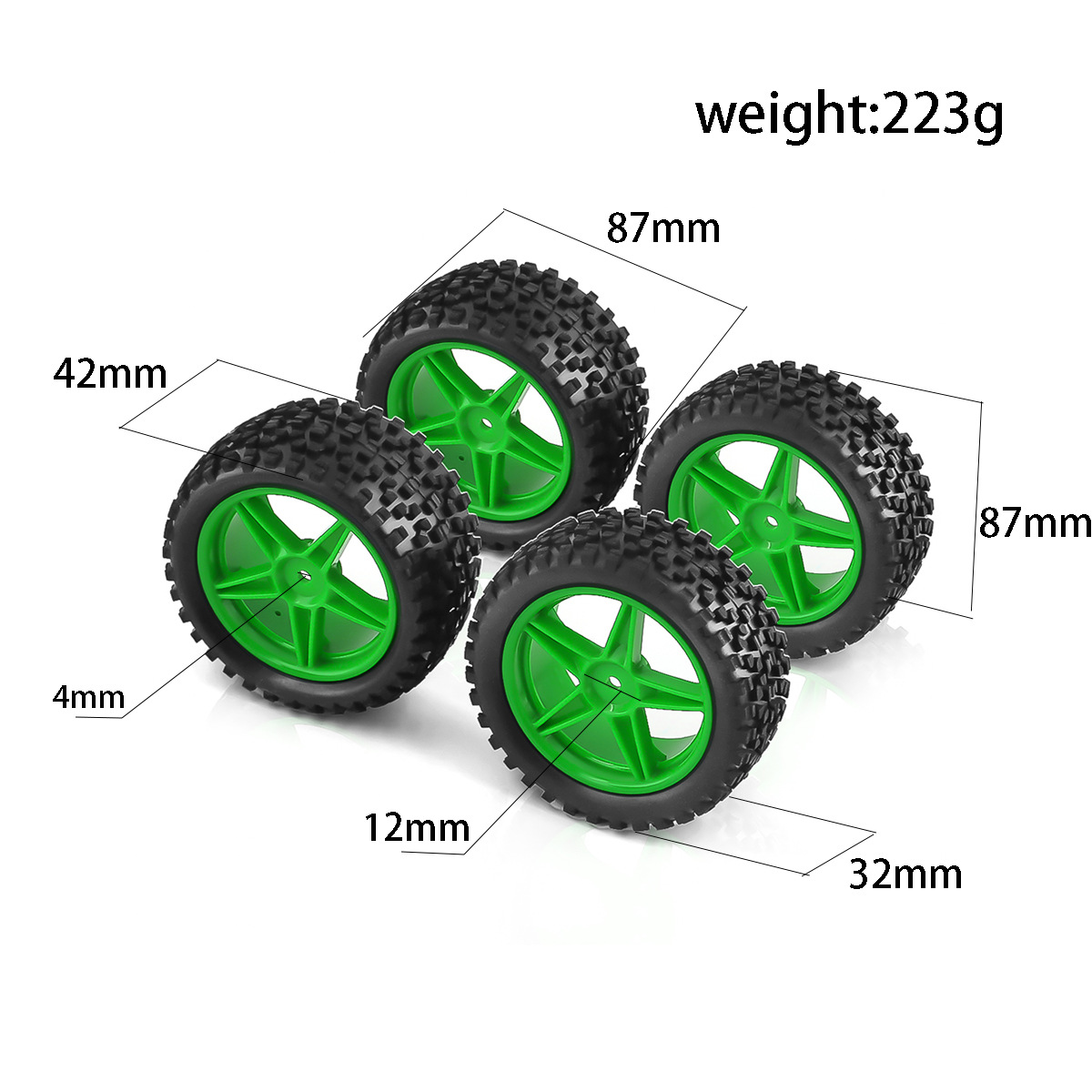 1/10 RC Off Road Tires And Whe - огляд і ціна Rc Hobby Crawler