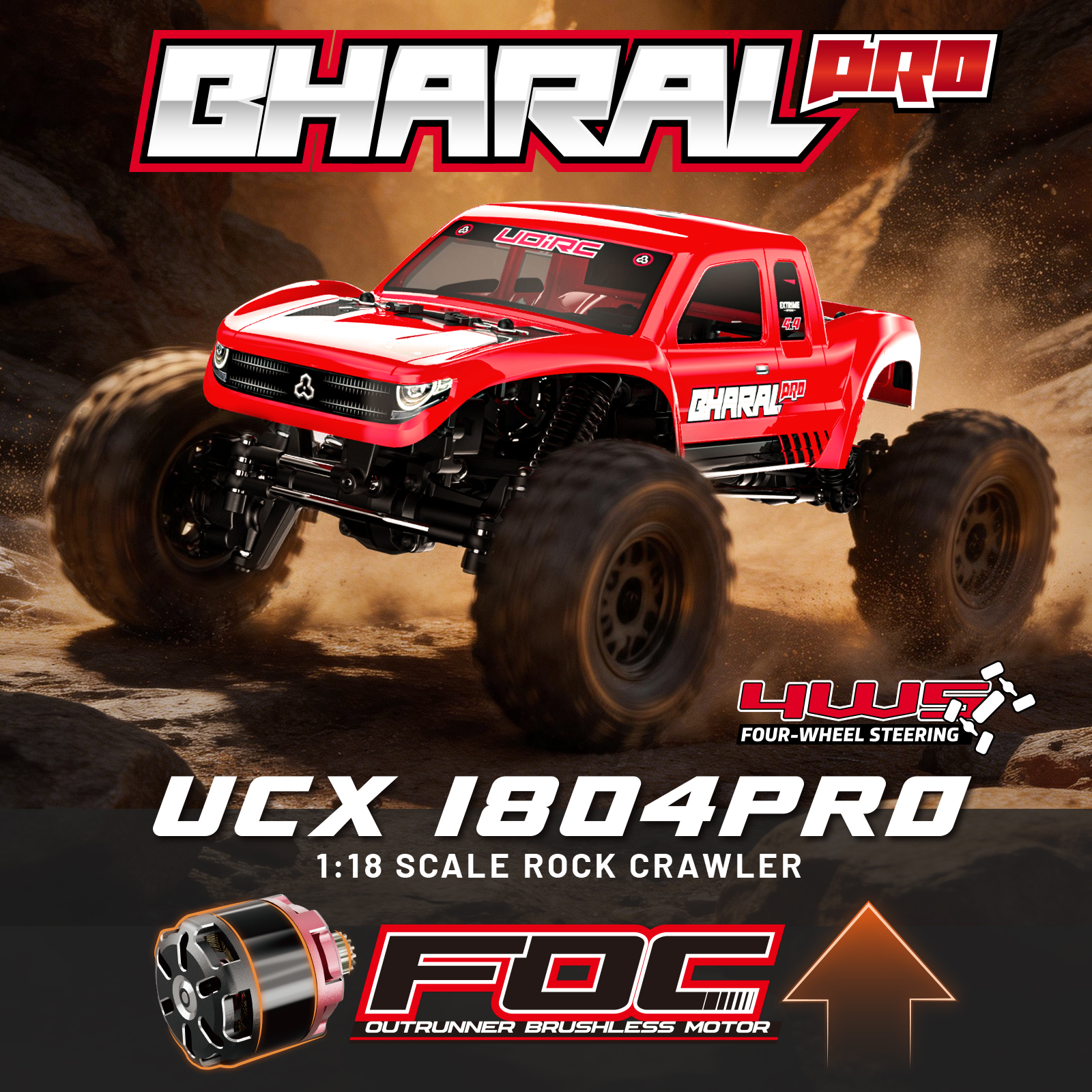 UDIRC UCX1804PRO 1:18 Scale RC - огляд і ціна Rc Hobby Pro