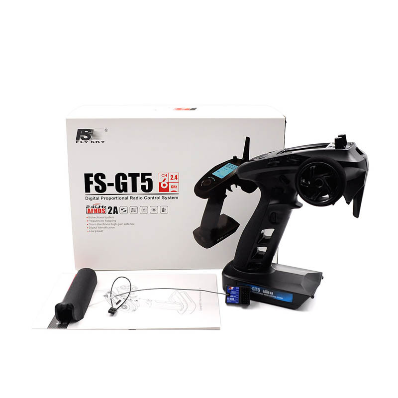 FlySky FS-GT5 FS GT5 2.4G 6CH  - огляд і ціна Radio Transmitter 6Ch