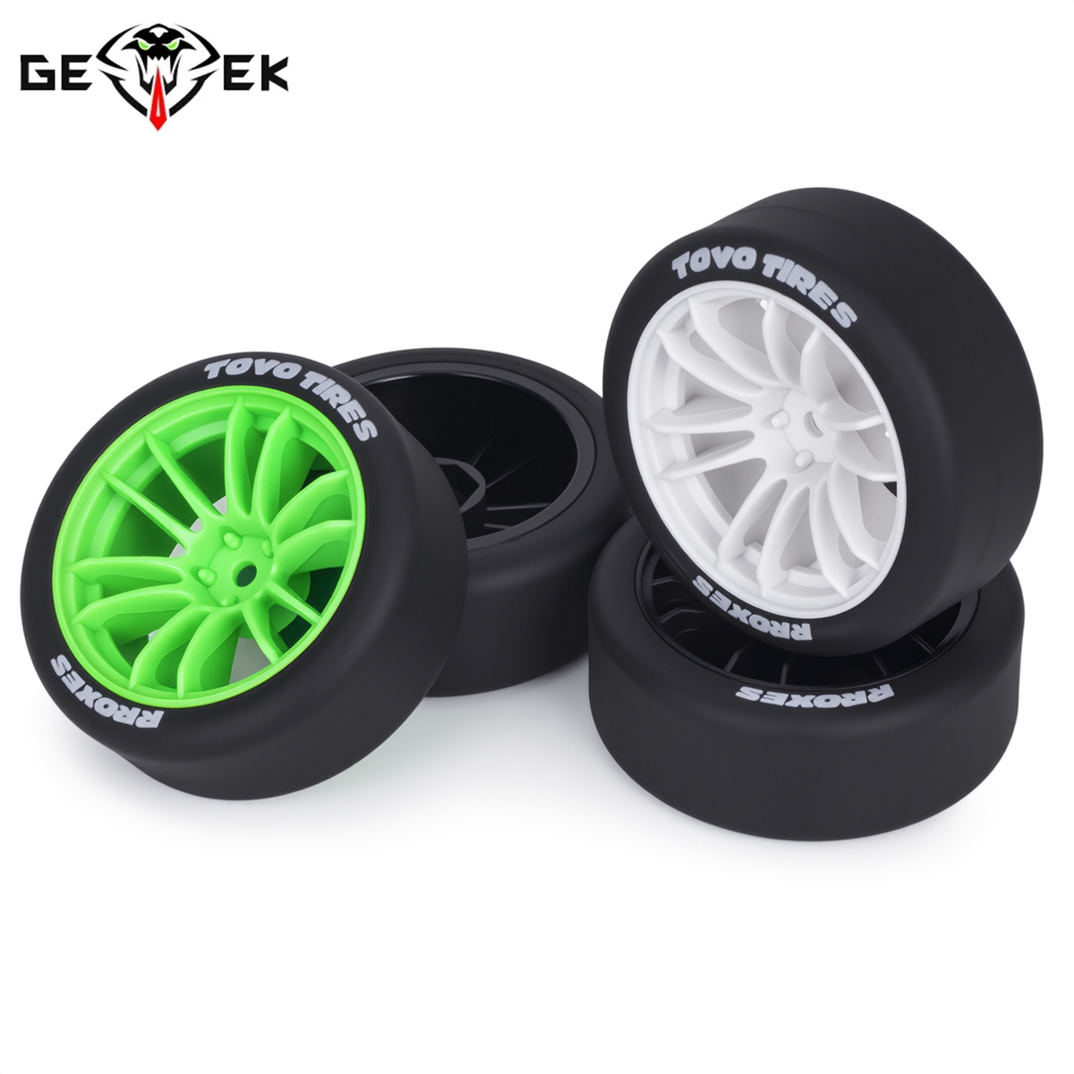 4Pcs Hard Drift Tires Wheel Ty - огляд і ціна Rc Hobby Engine