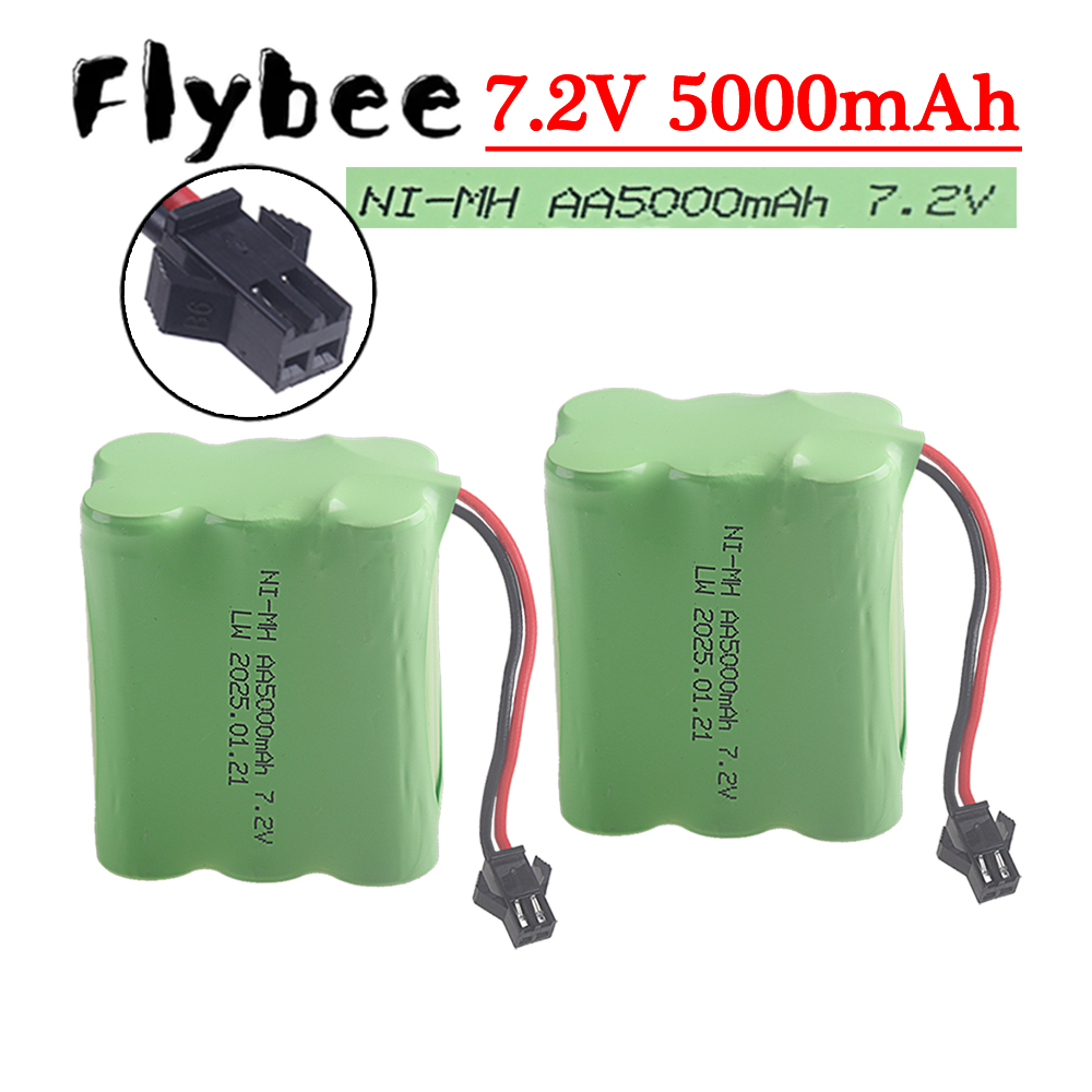 (SM-2P Plug) 7.2V 5000mah NiMH - огляд і ціна Rc Hobby Parts