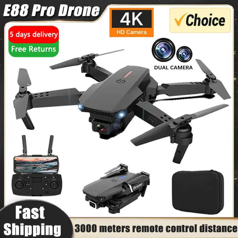 New E88Pro RC Drone 4K Profess - огляд і ціна Rc Hobby Wholesale