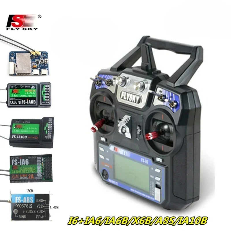 FLYSKY FS-I6 I6 2.4G 6CH AFHDS - огляд і ціна Radio Transmitter 6Ch