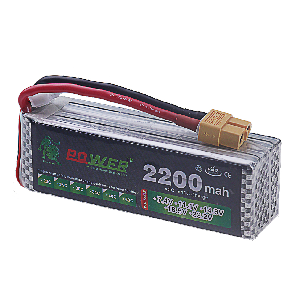 14.8V 2200mah Li-polyme Batter - огляд і ціна Hobby Rc Quadcopters