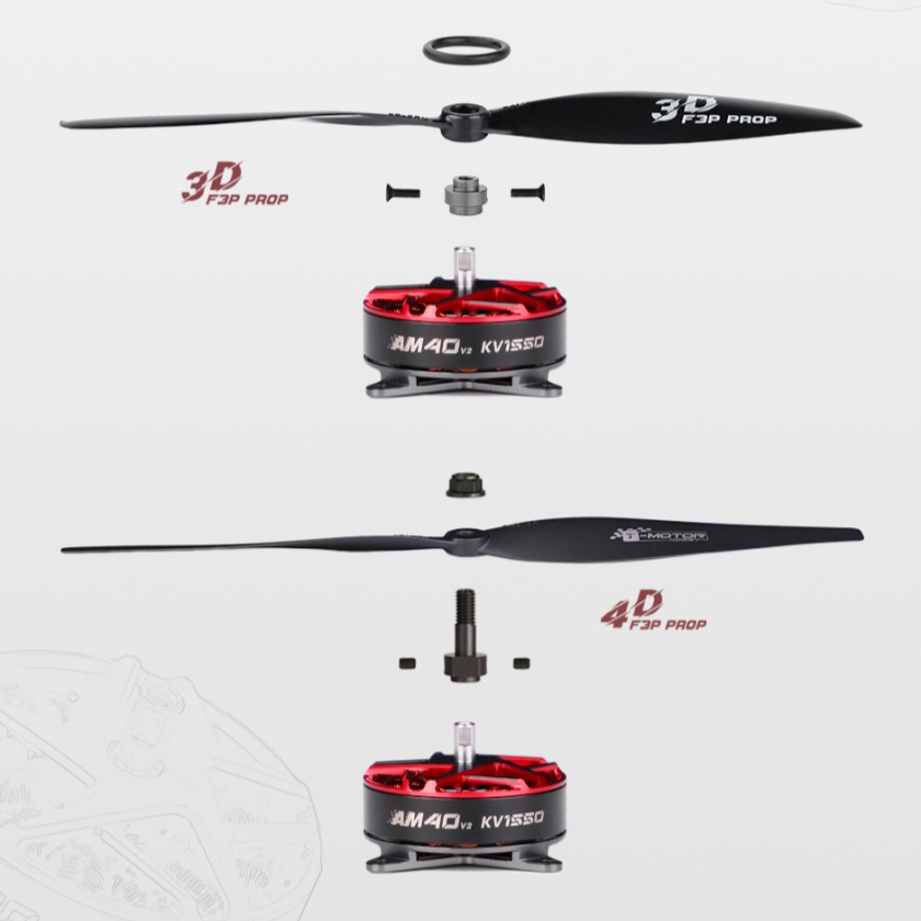 T-Hobby AM40 V2 3D/4D 2-3S Pow - огляд і ціна Rc Hobby Motors