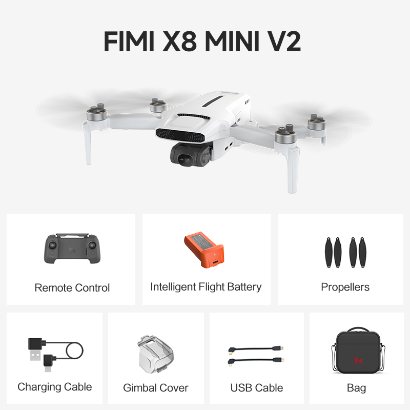 FIMI X8 Pro Drone with 1/1.3
