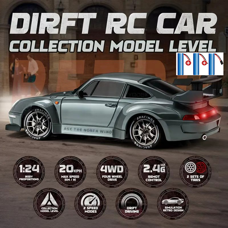 4WD RC Drift Car 2.4GHz 4x4 Ra - огляд і ціна Rc Hobby Pro