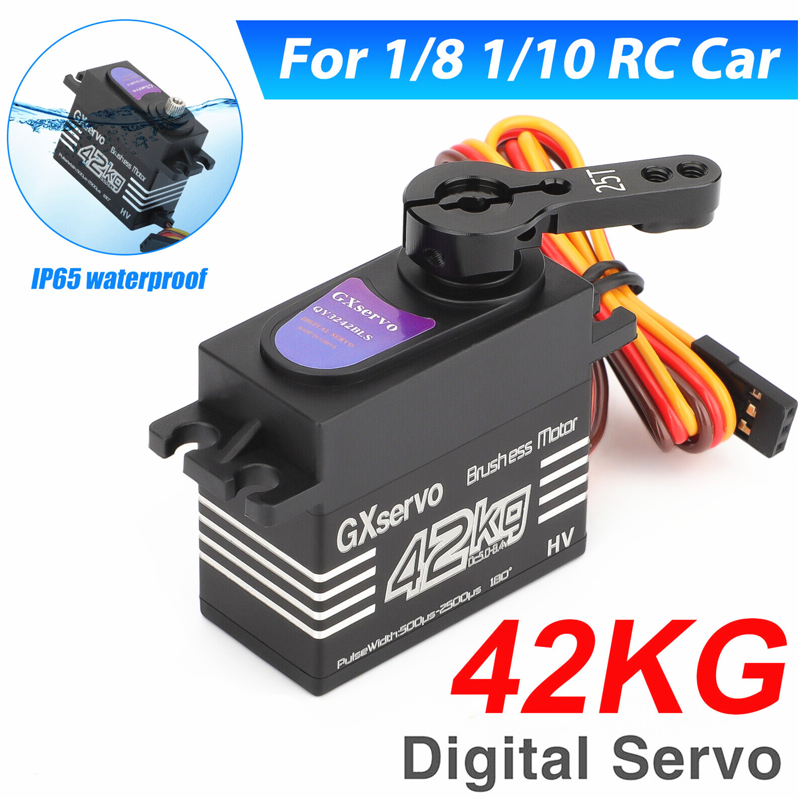 Brushless Motor 180° Metal Gea - огляд і ціна Rc Hobby Motors