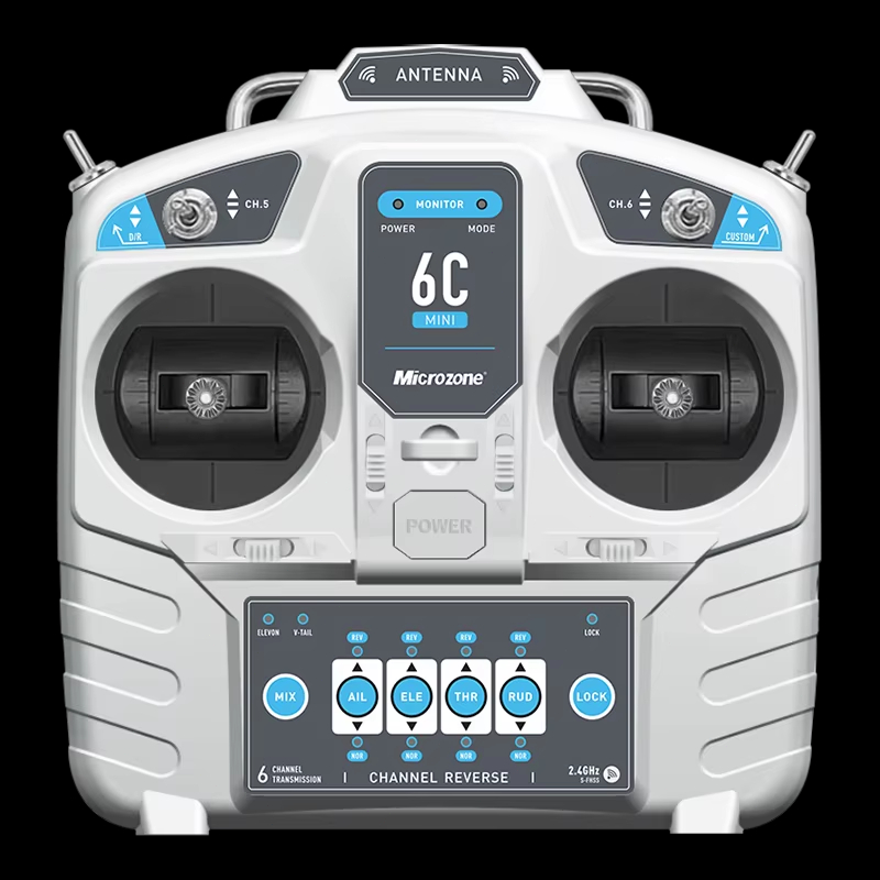 MicroZone MC6C Mini V2 2.4G 6C - огляд і ціна Radio Transmitter 6Ch