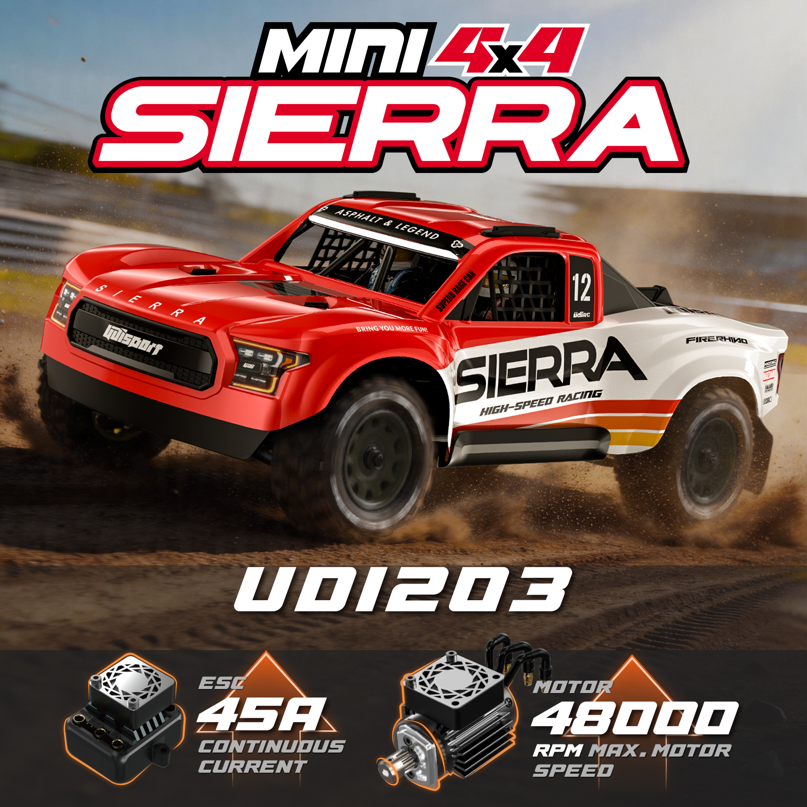 UDIRC UD1203 SIERRA 1/12 Scale - огляд і ціна Rc Hobby Pro