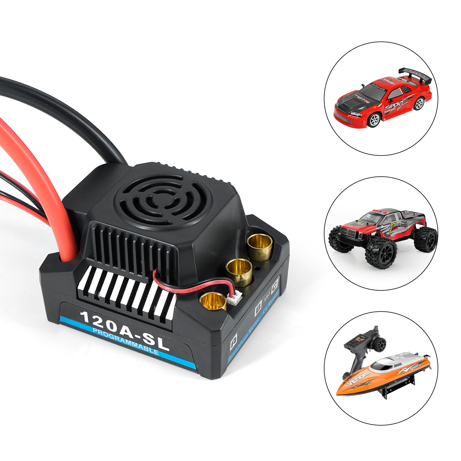 Platinum 120A 150A 2-4S Waterp - огляд і ціна Rc Hobby Engine