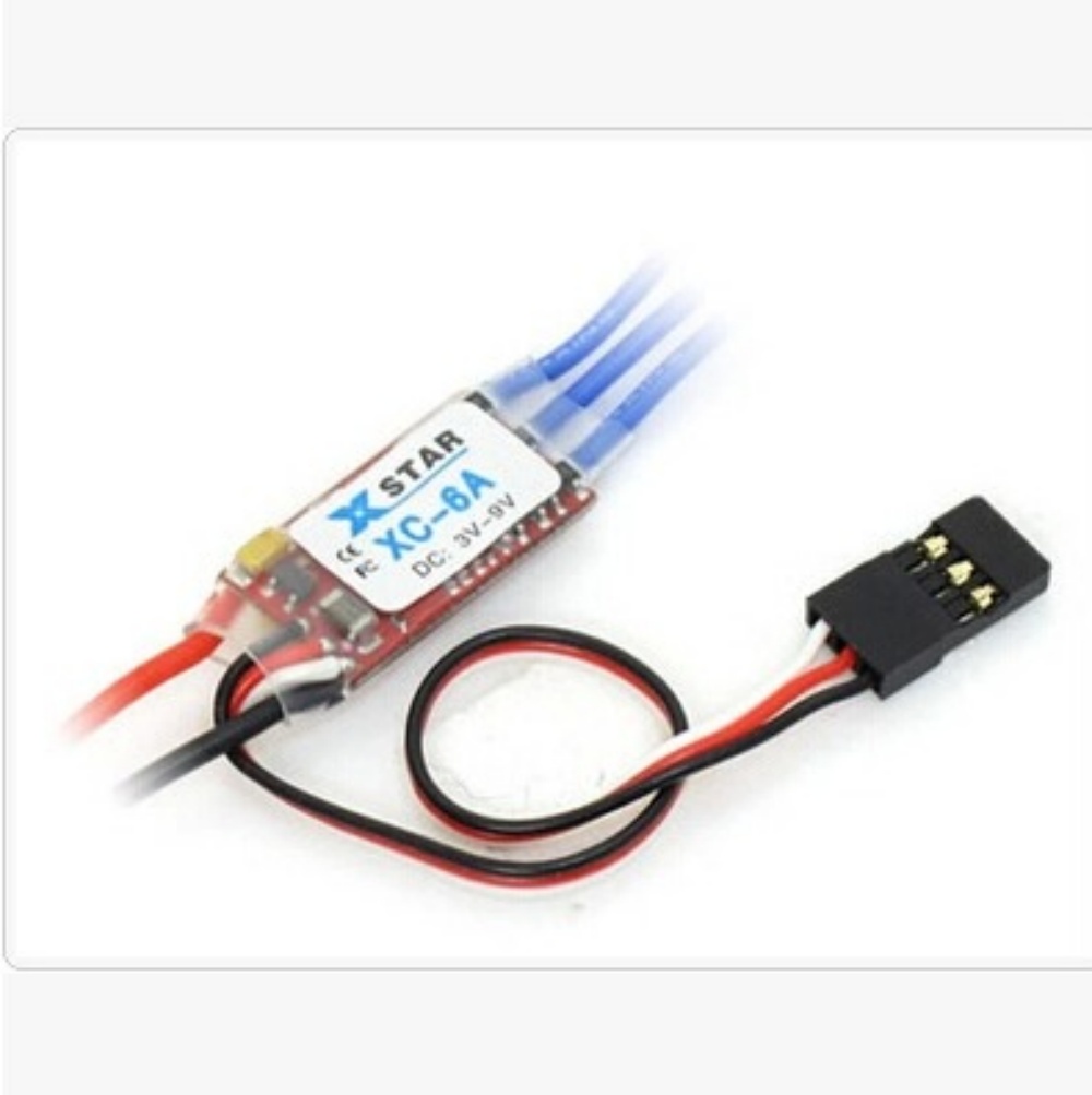 FATJAY XC-6A Brushless ESC 6A  - огляд і ціна Rc Hobby Motors