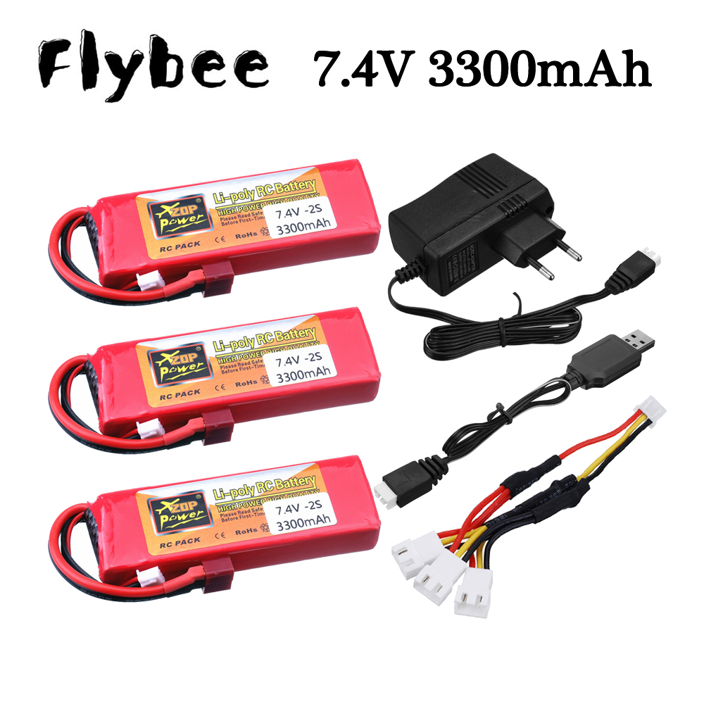 2S 7.4V 3300mAh Lipo Battery C - огляд і ціна Rc Hobby Parts