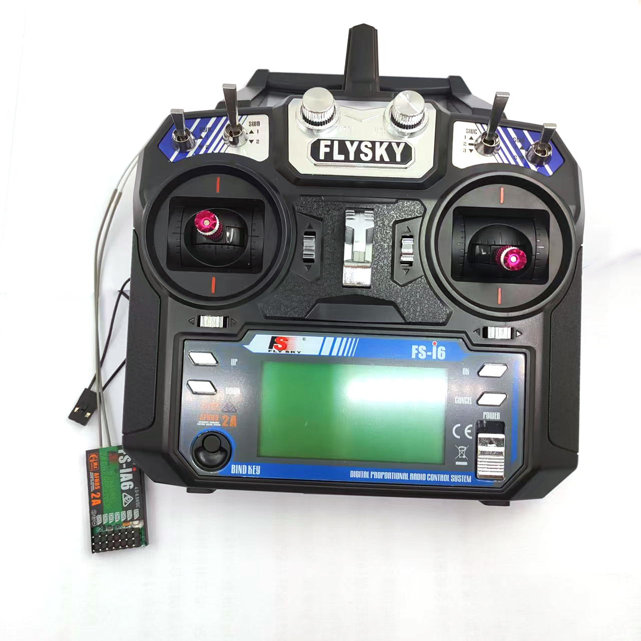 Flysky FS-i6 FS I6 2.4G 6ch RC - огляд і ціна Radio Transmitter 6Ch